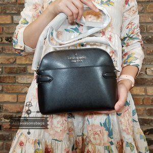 Kate Spade Dome Crossbody Black Zipper New Tag